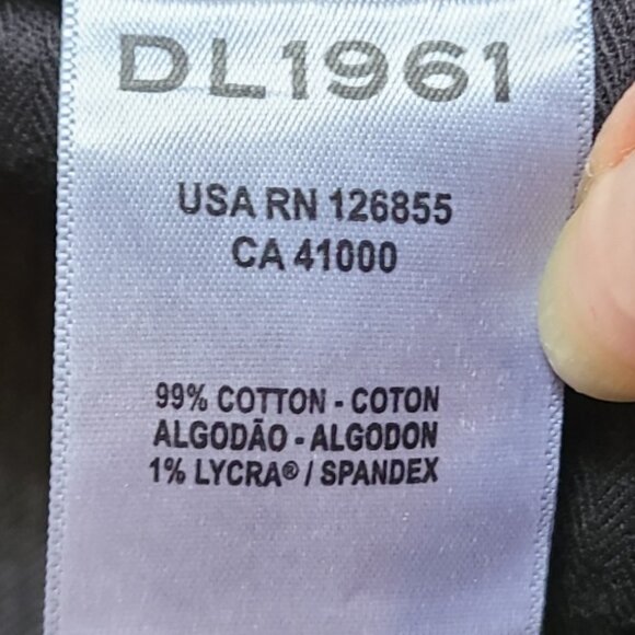 DL 1961 DL VINTAGE HEPBURN WIDE LEG HIGH RISE VINTAGE JEANS CROPPED STRETCH 27 - Picture 8 of 10